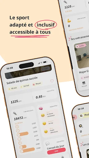 Download Kunto: Nutrition Sport Adapté Terbaru – Latihan & Nutrisi - Screenshot 1
