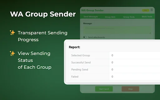 Download WAWebSender Terbaru – Kirim Pesan Grup WhatsApp Massal - Screenshot 3