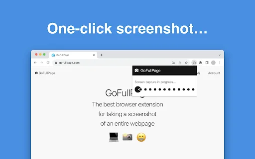 GoFullPage: Tangkapan Layar Full Page Terbaik & Tercepat - Screenshot 1