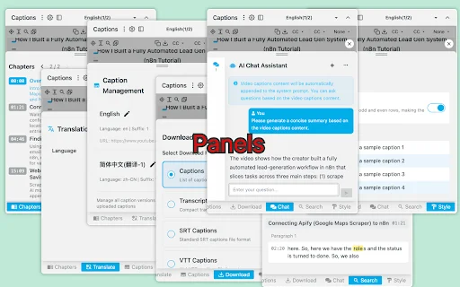 vCaptions – Transkrip Video AI & Terjemahan Subtitle Terbaik - Screenshot 4