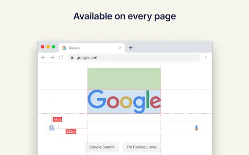 Measuremate: Penggaris Pixel & Inspector CSS Terbaik untuk Web - Screenshot 2