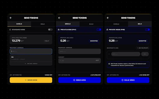 Download 0xio Wallet Terbaru – Dompet Aman untuk Octra Network - Screenshot 3