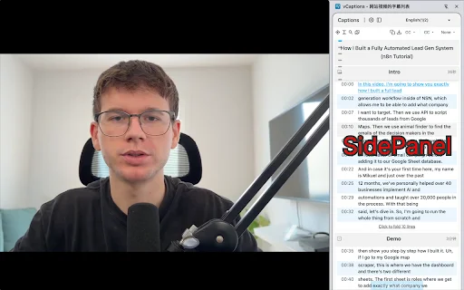 vCaptions – Transkrip Video AI & Terjemahan Subtitle Terbaik - Screenshot 5
