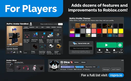 Download RoPro Terbaru – Optimalkan Pengalaman Bermain Roblox Anda - Screenshot 2