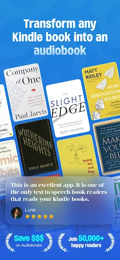 Download AudioBooks Unlimited to Kindle – Ubah Buku ke Audio Gratis - Screenshot 1