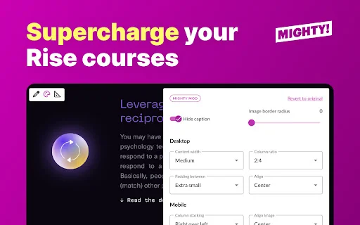 Download Mighty! Terbaru – Optimalkan Kursus Rise 360 Anda Gratis - Screenshot 1