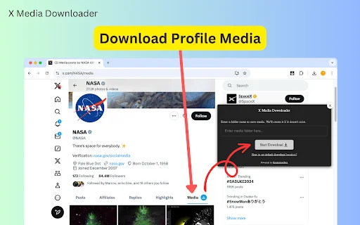 Download X Media Downloader Terbaru – Simpan Video Twitter Gratis - Screenshot 1