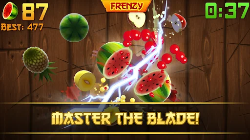 Download Fruit Ninja Terbaru – Game Memotong Buah Legendaris Gratis - Screenshot 1