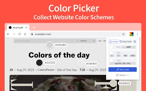 Color Picker – Eyedropper Tool: Ambil Kode Warna dengan Mudah - Screenshot 1