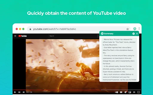 Summary for Youtube: Ringkasan AI Cepat & Gratis – Unduh Sekarang - Screenshot 2