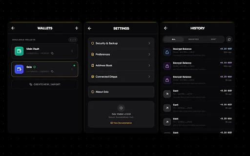 Download 0xio Wallet Terbaru – Dompet Aman untuk Octra Network - Screenshot 2
