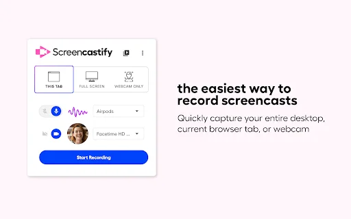 Screencastify: Perekam Layar Chrome Terbaik & Mudah Digunakan - Screenshot 1