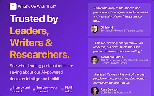 Download What’s Up With That? – Ringkasan Cerdas & Riset Cepat - Screenshot 3