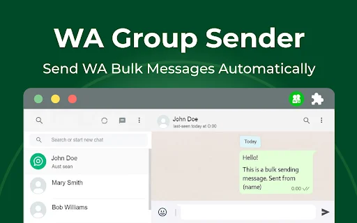 Download WAWebSender Terbaru – Kirim Pesan Grup WhatsApp Massal - Screenshot 1