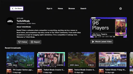 Download Twitch Live Streaming Terbaru – Tonton Game & Chat - Screenshot 20