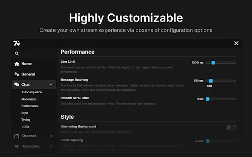 Unduh 7TV Terbaru – Tingkatkan Pengalaman Chat Twitch & YouTube - Screenshot 3