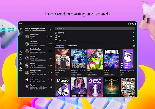 Download Twitch Live Streaming Terbaru – Tonton Game & Chat - Screenshot 14