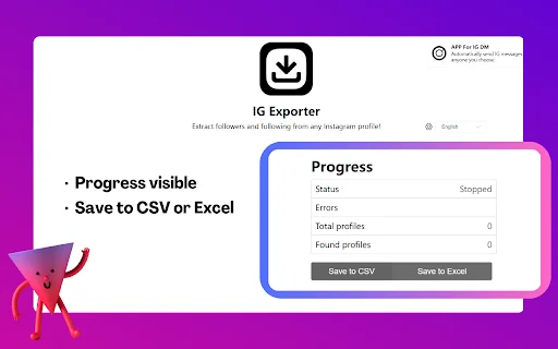IG Follower Export Tool – Ekspor Pengikut IG ke Excel - Screenshot 3
