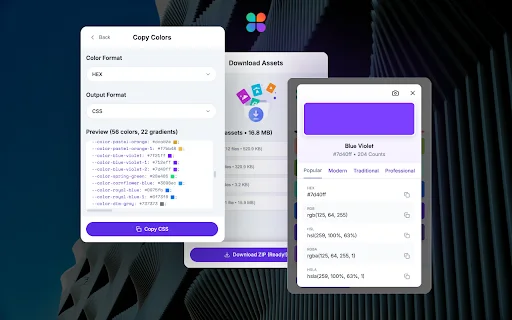Download Peek – Ekstrak Aset & Warna Web Terbaik Gratis - Screenshot 4