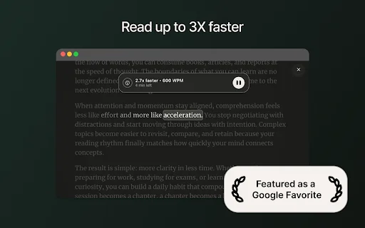 SwiftRead: Baca Lebih Cepat & Efektif – Ekstensi Chrome Terbaik - Screenshot 1
