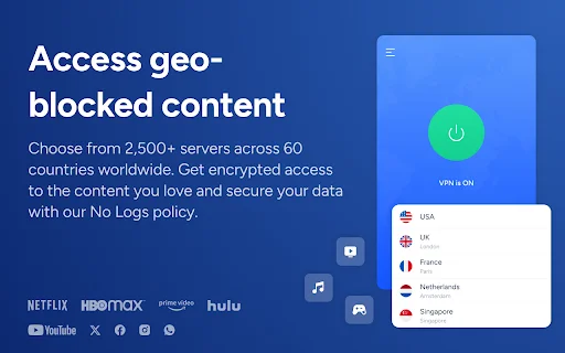 Download VeePN Chrome – VPN Cepat & Aman untuk Akses Bebas - Screenshot 1