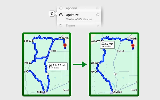 Download Google Maps Extended Routes – Optimasi Rute Perjalanan - Screenshot 2