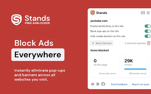 Download Ad Blocker: Stands AdBlocker Gratis – Blokir Iklan - Screenshot 1