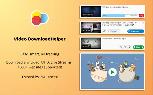 Download Video DownloadHelper Terbaru – Unduh Video Web Mudah - Screenshot 1