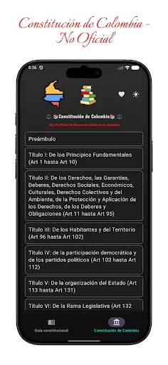 Download Constitución de Colombia Terbaru – Akses Hukum Gratis - Screenshot 5
