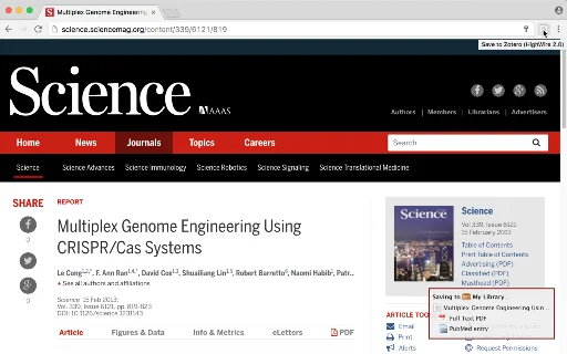 Unduh Zotero Connector Terbaru – Kelola Referensi Gratis - Screenshot 1