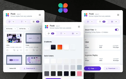 Download Peek – Ekstrak Aset & Warna Web Terbaik Gratis - Screenshot 3