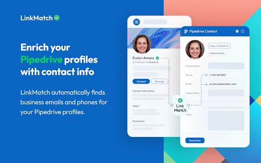 LinkMatch untuk Pipedrive – Integrasi CRM Terbaik untuk Sales - Screenshot 2