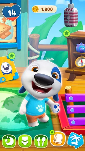 Download My Talking Hank: Islands Terbaru – Petualangan Seru - Screenshot 1