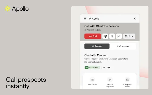 Apollo.io: Cari Email & Nomor Telepon B2B Gratis – Unduh Sekarang - Screenshot 3