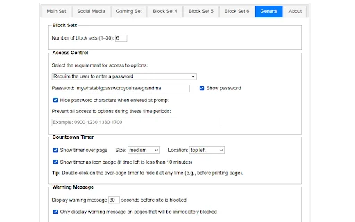Download LeechBlock NG Terbaru – Blokir Situs Distraksi Gratis - Screenshot 4