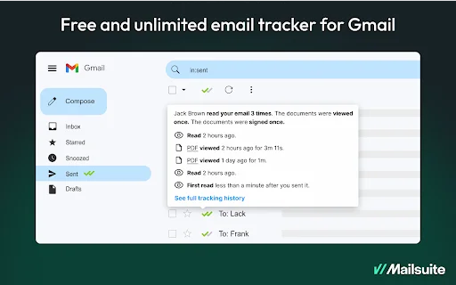 Download Email Tracker by Mailtrack – Lacak Email Gmail Gratis - Screenshot 2