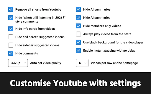 GoodTube: Adblock YouTube Terbaik & Hapus Shorts Tanpa Deteksi - Screenshot 5