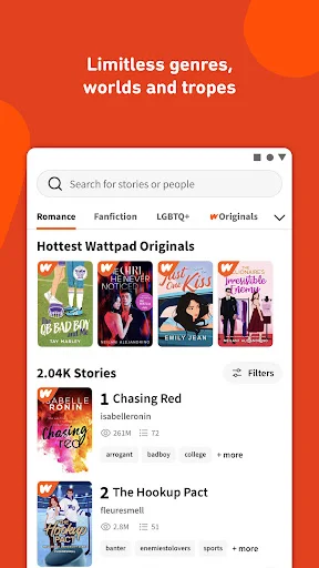 Download Wattpad Terbaru – Baca & Tulis Cerita Gratis - Screenshot 3
