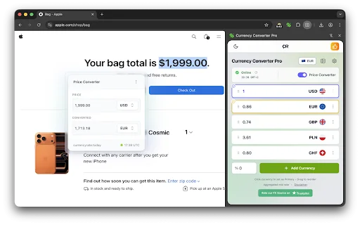 Currency Converter PRO: Konversi Mata Uang Mudah & Cepat - Screenshot 4