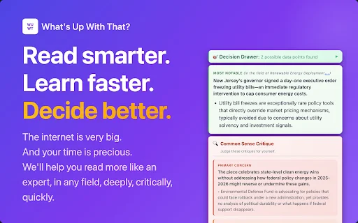 Download What’s Up With That? – Ringkasan Cerdas & Riset Cepat - Screenshot 1