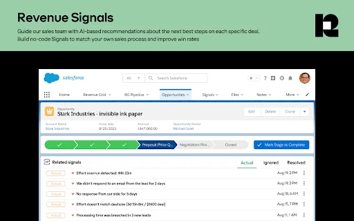 Download Revenue Grid untuk Salesforce – Kelola CRM di Gmail - Screenshot 4