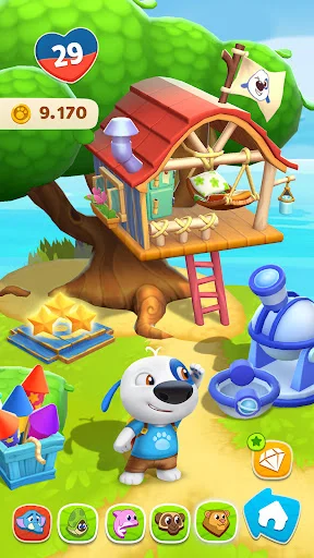 Download My Talking Hank: Islands Terbaru – Petualangan Seru - Screenshot 2