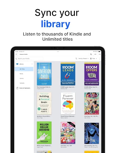 Download AudioBooks Unlimited to Kindle – Ubah Buku ke Audio Gratis - Screenshot 12