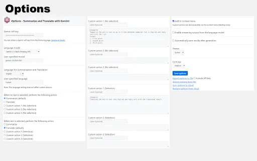 Summarize and Translate with Gemini – Ringkasan AI Cepat - Screenshot 5