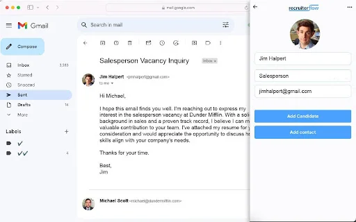 Download Recruiterflow Terbaru – Ekstensi Chrome Pencari Kandidat - Screenshot 1